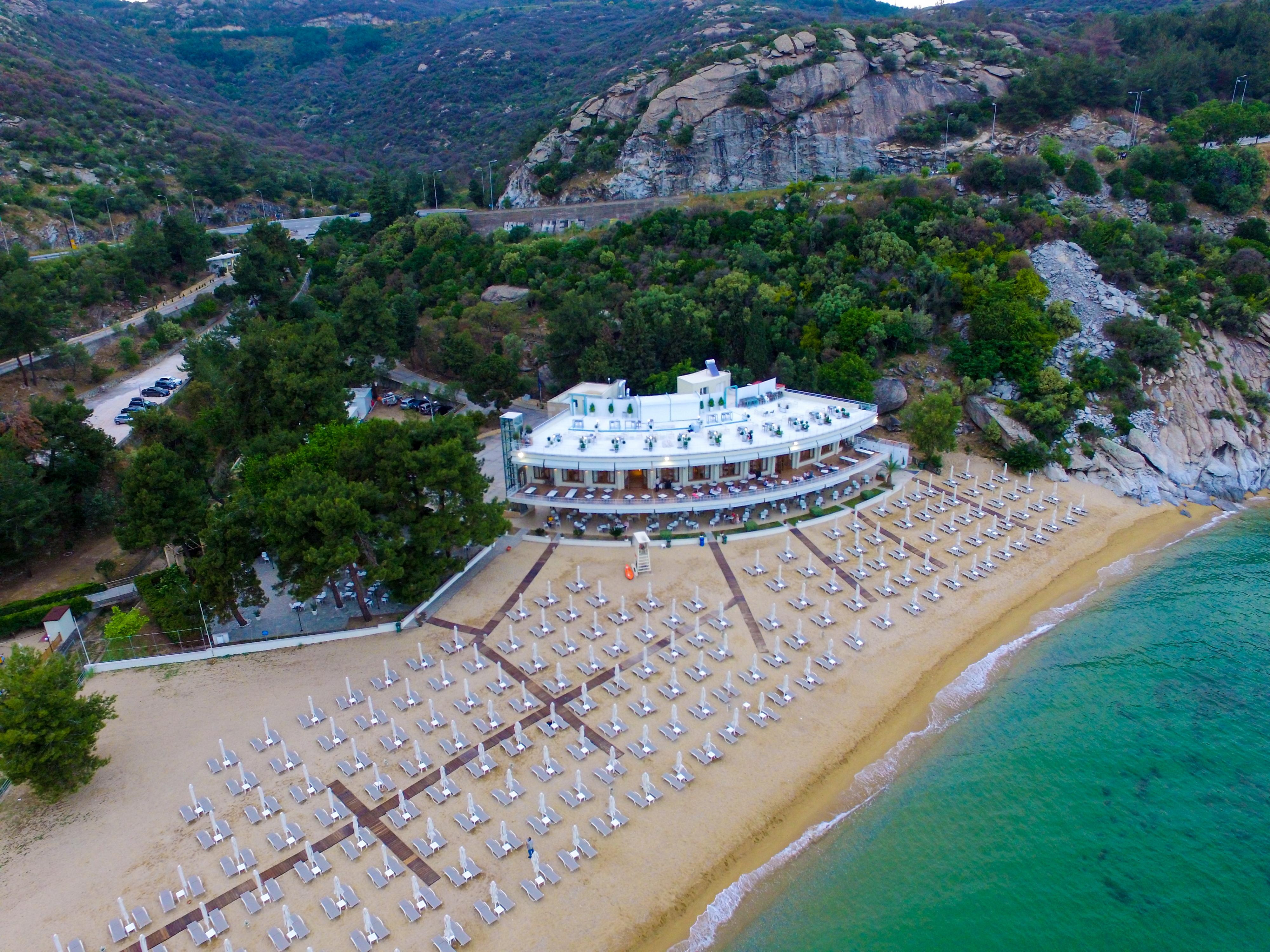 Tosca Beach Hotel Palaiontsiflikion Luaran gambar