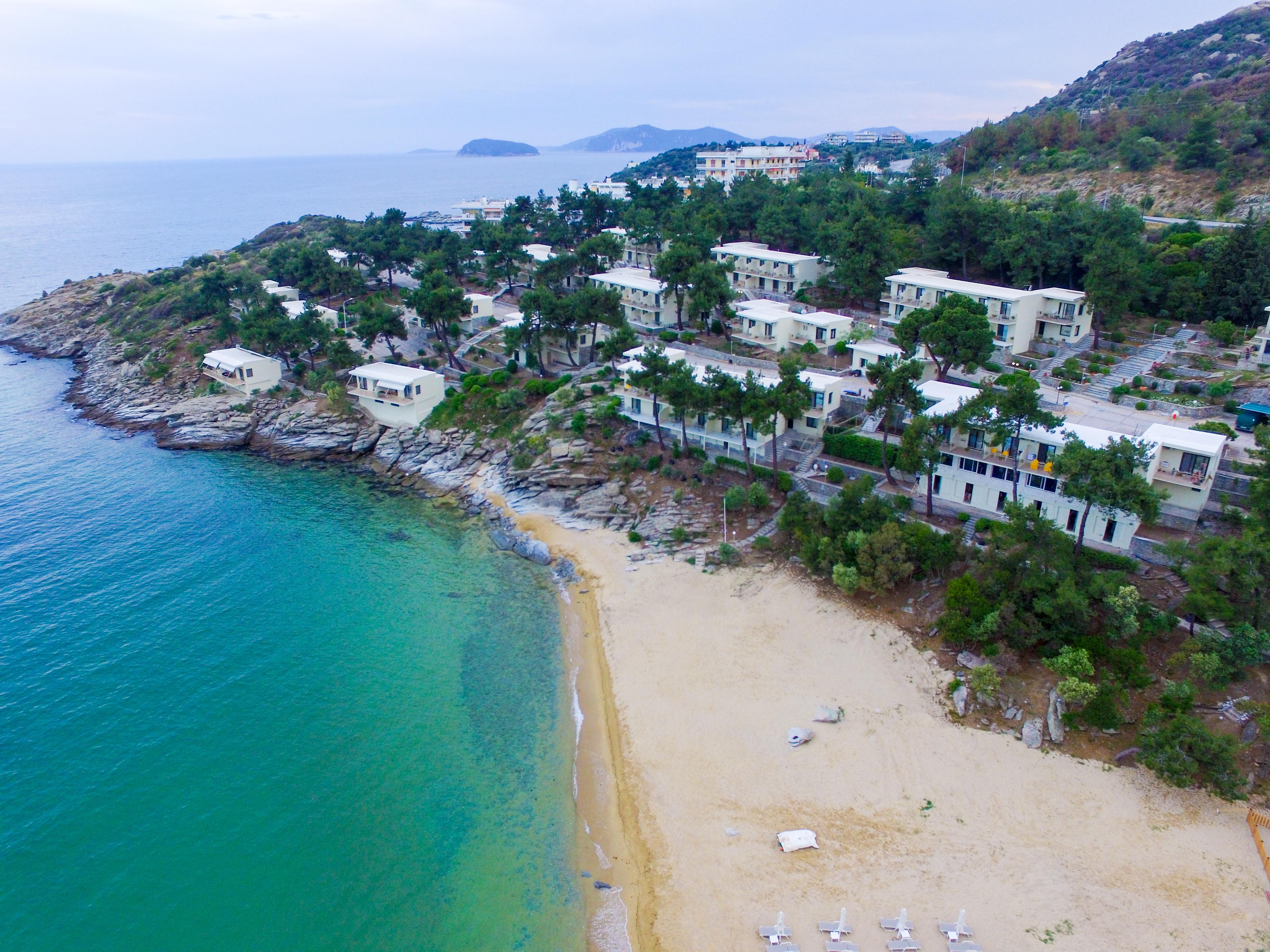 Tosca Beach Hotel Palaiontsiflikion Luaran gambar