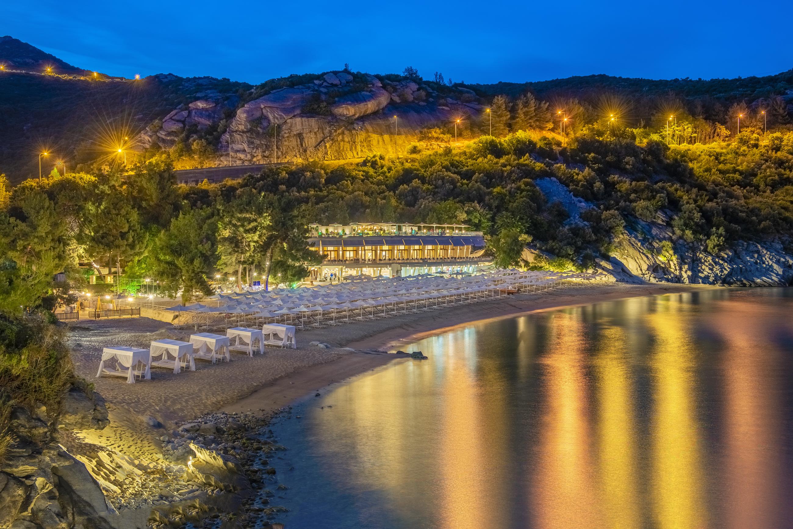 Tosca Beach Hotel Palaiontsiflikion Luaran gambar