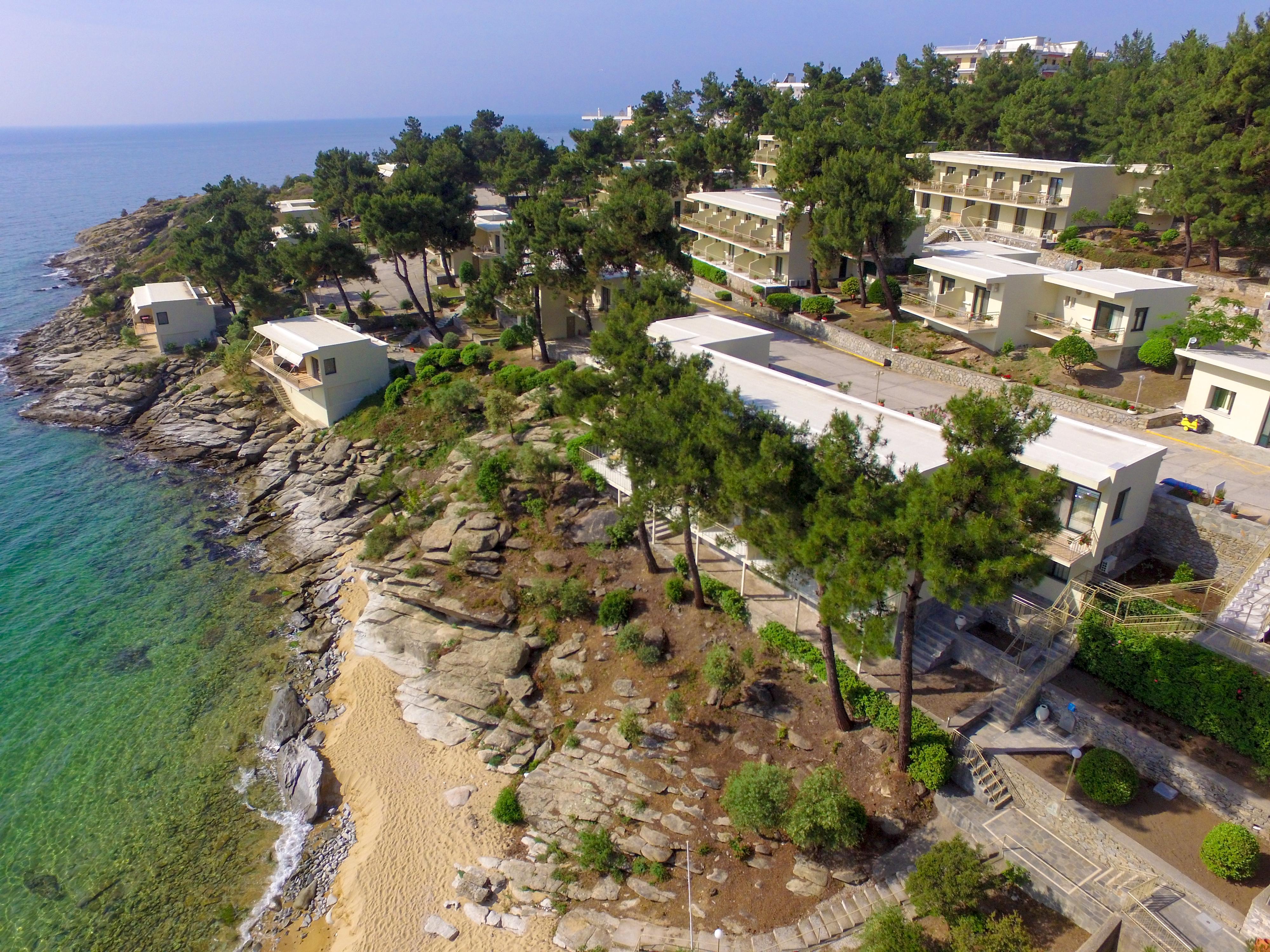 Tosca Beach Hotel Palaiontsiflikion Luaran gambar