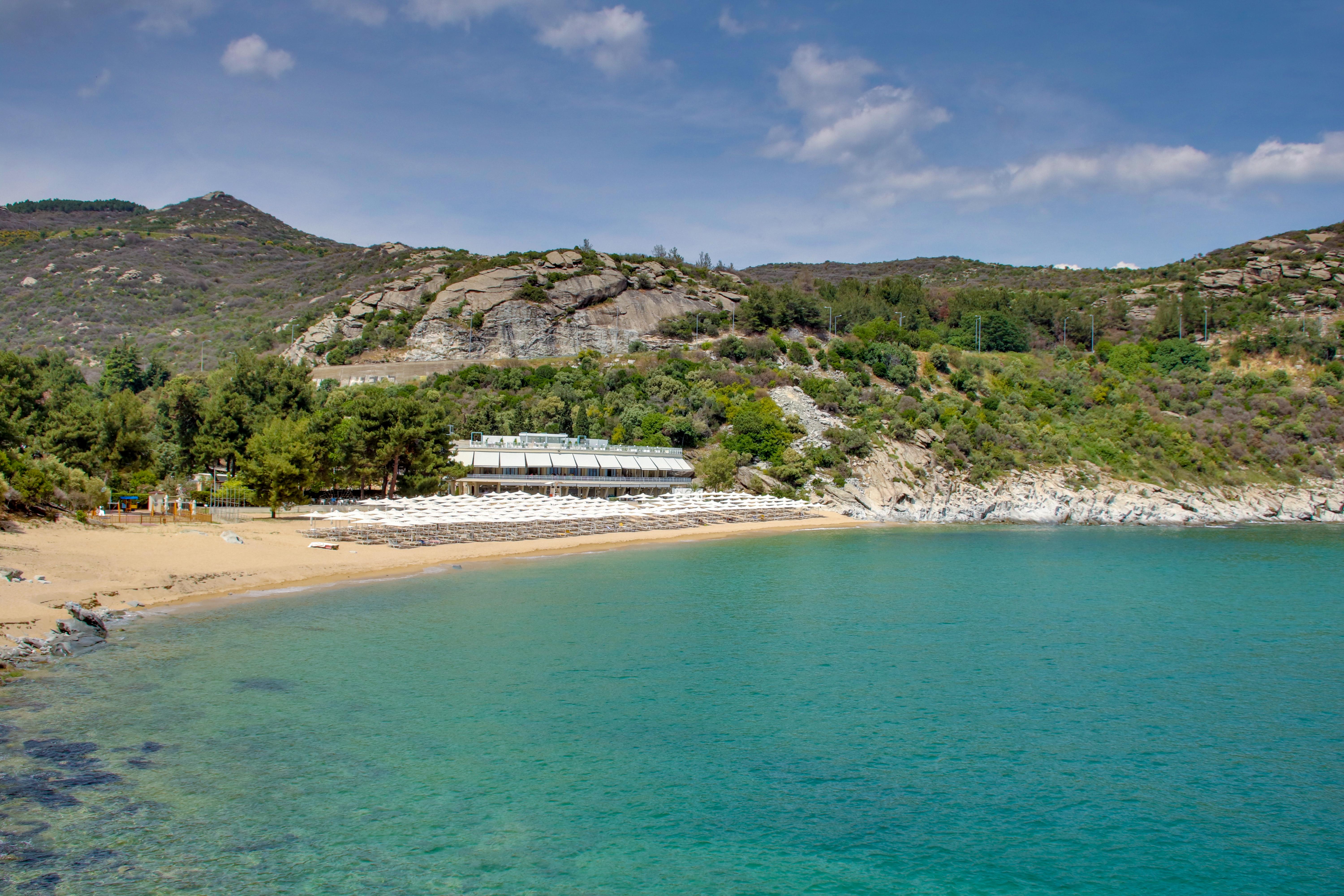 Tosca Beach Hotel Palaiontsiflikion Luaran gambar