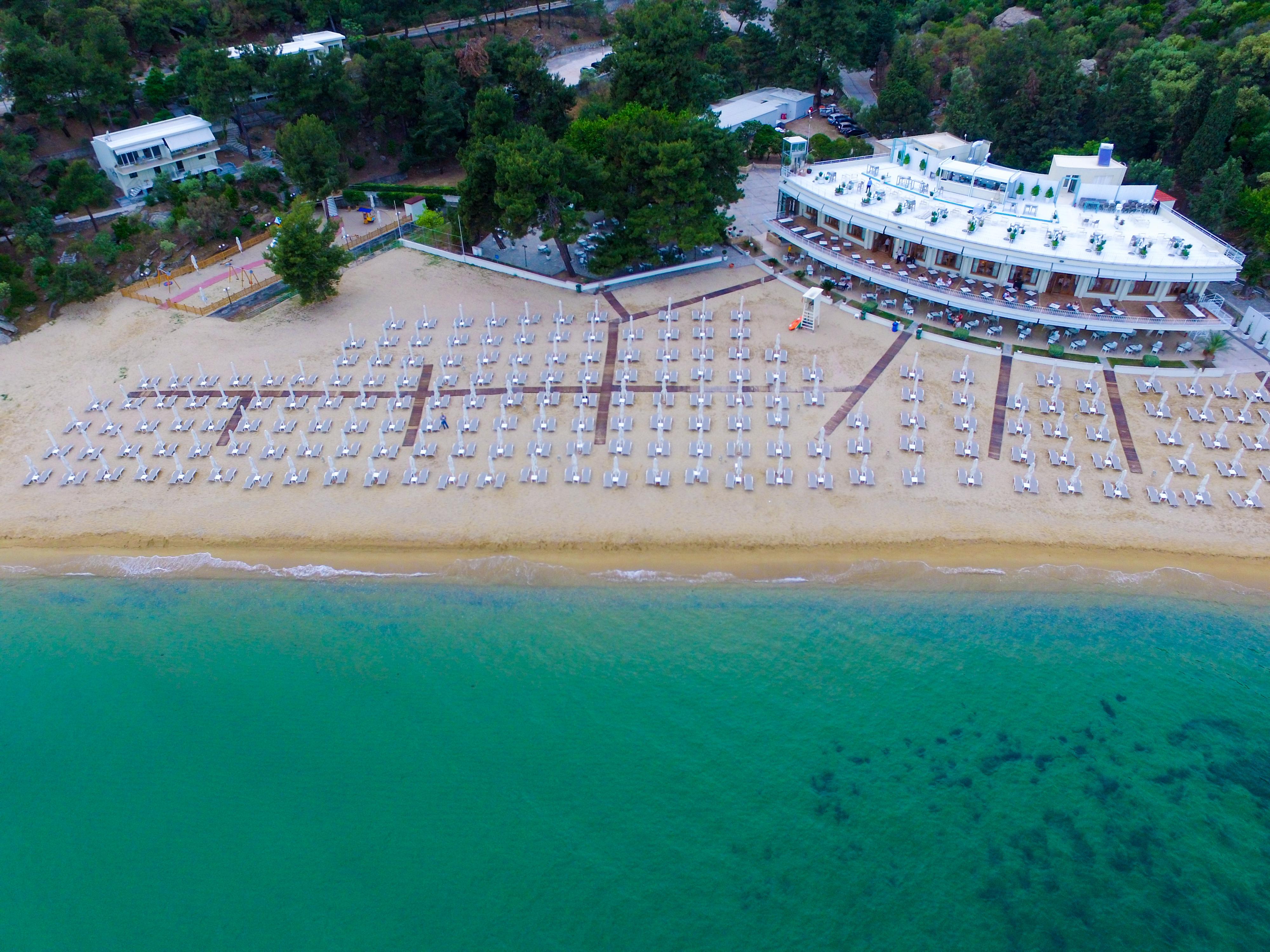 Tosca Beach Hotel Palaiontsiflikion Luaran gambar