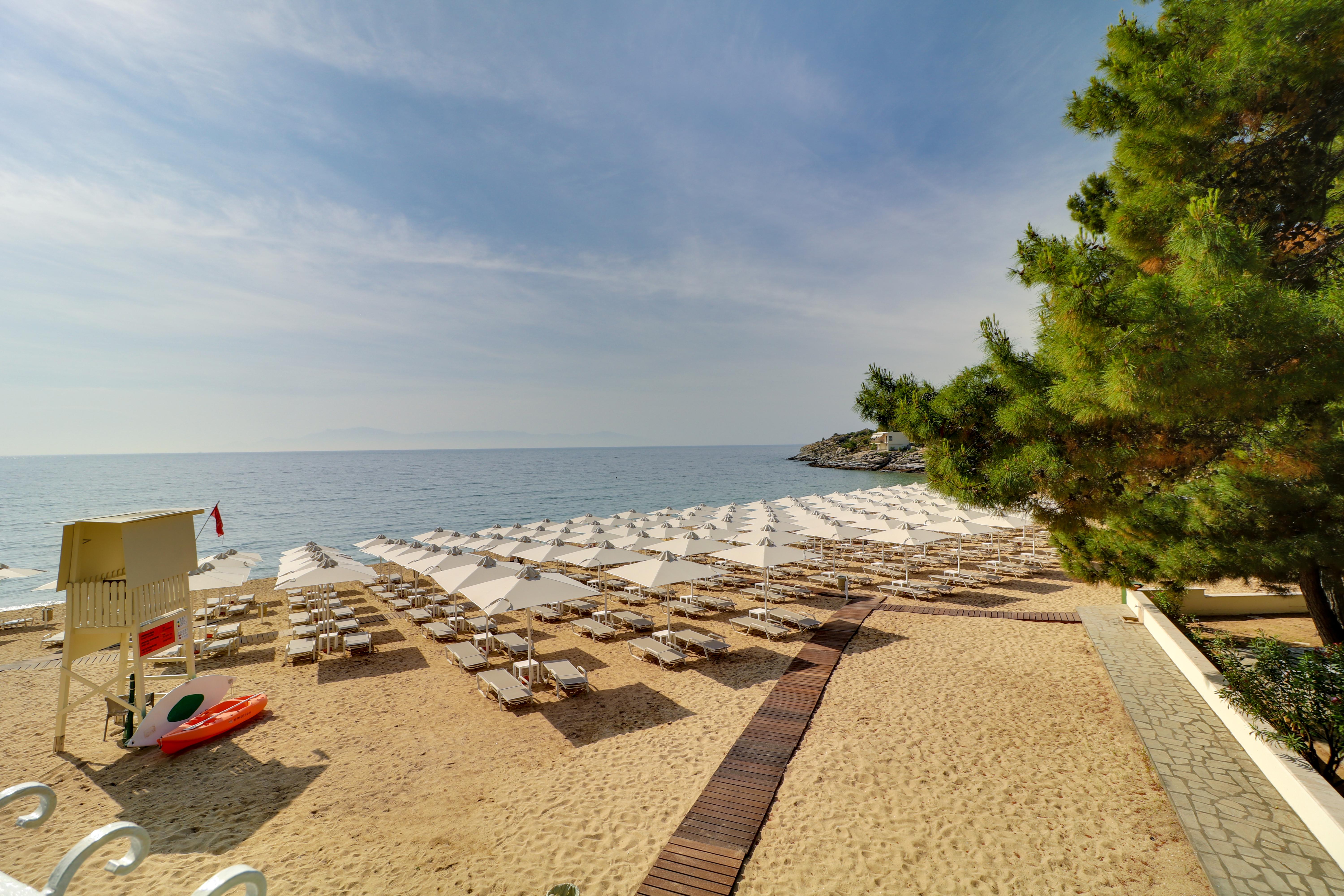 Tosca Beach Hotel Palaiontsiflikion Luaran gambar